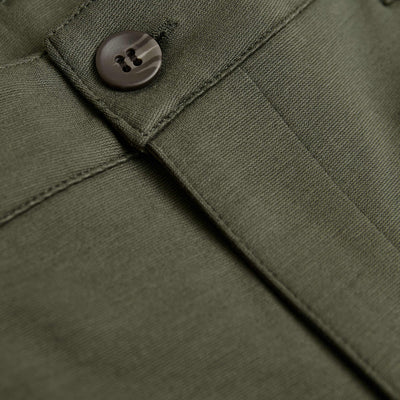 Casual Chino Pants - Military Green