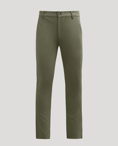 True ClassicMilitary Green Slim Comfort Knit Chino Pant
