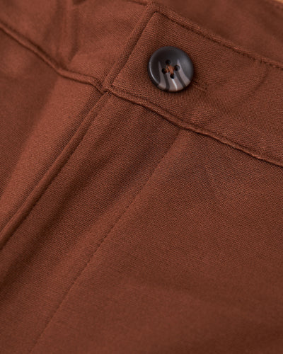 Casual Chino Pants - Suede Brown