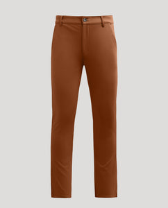 True ClassicSuede Brown Slim Comfort Knit Chino Pant