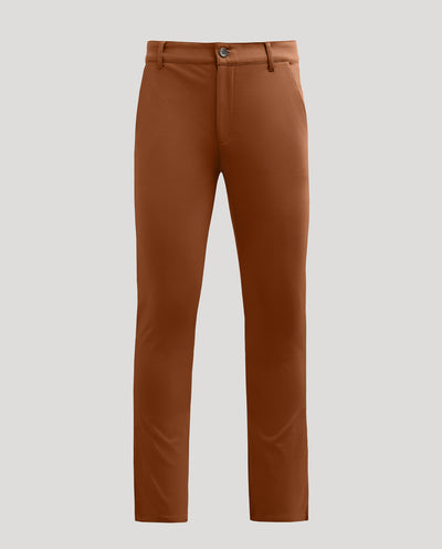 Casual Chino Pants - Suede Brown