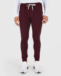 True ClassicDark Heather Burgundy Active Joggers