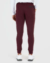 Dark Heather Burgundy Active Joggers
