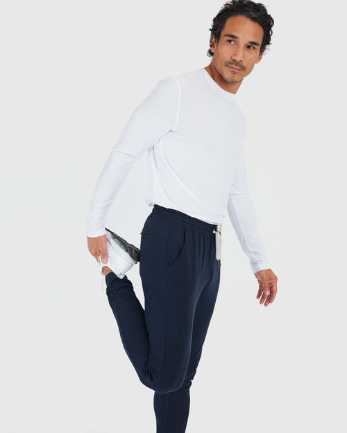 Dark Heather Navy Active Joggers