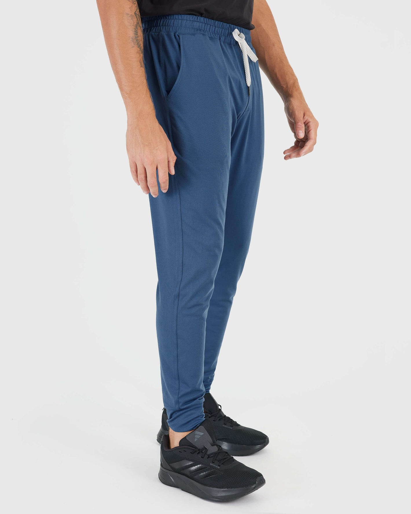 Pantalon de sport bleu pierre