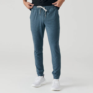 True ClassicDark Heather Indigo Active Joggers