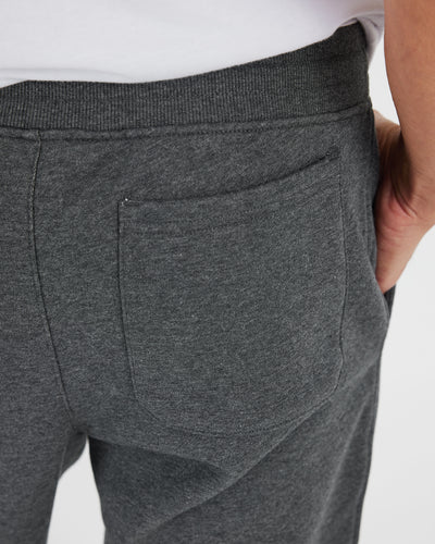 Charcoal Heather Gray Fleece French Terry Joggers 2-Pack