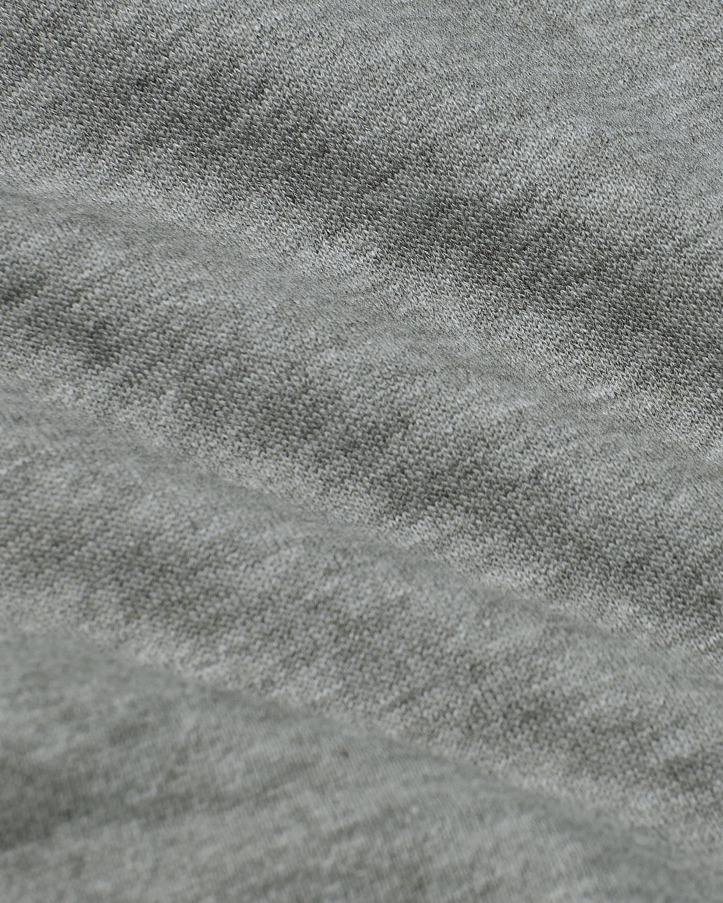 Medium Heather Gray Fleece French Terry Shorts, close-up stitch texture.
