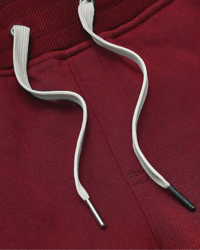 Fleece Joggers - Dark Maroon