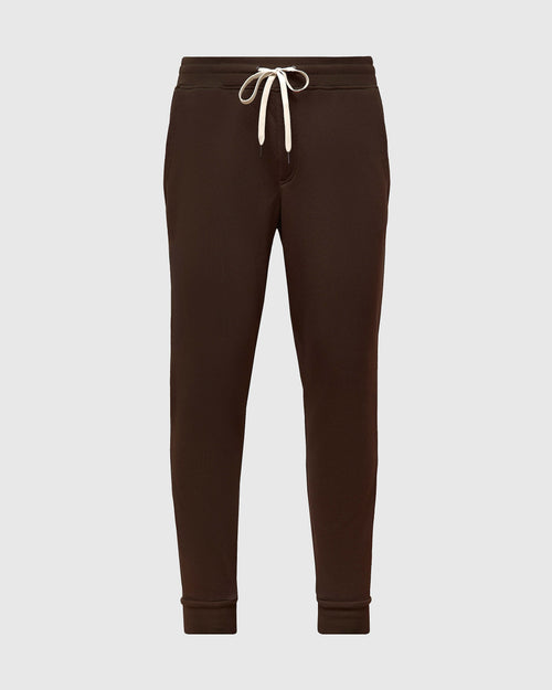 Dark Oak Fleece French Terry Joggers