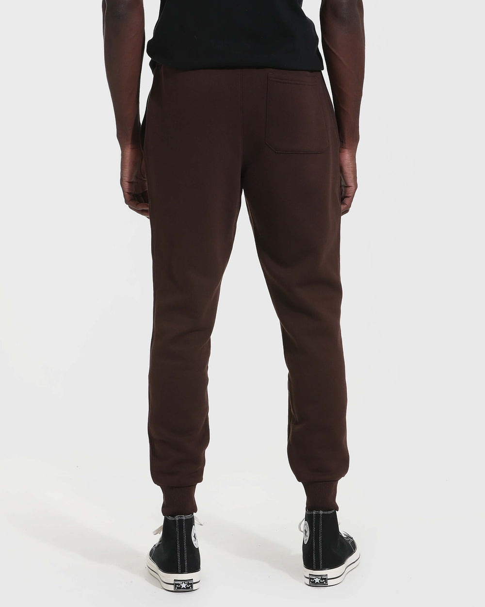 Dark Oak Fleece French Terry Joggers