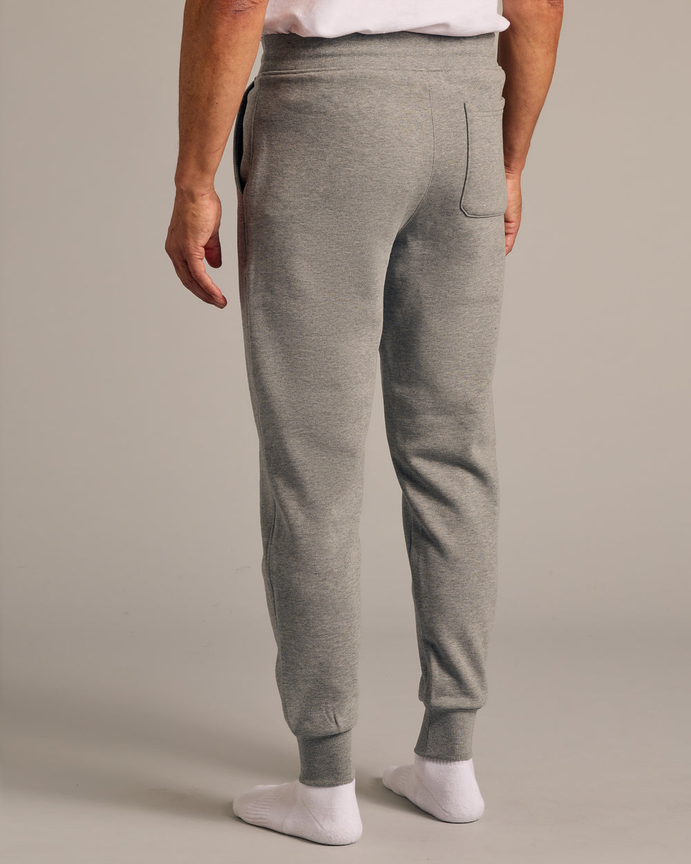 Medium Heather Gray Fleece French Terry Joggers