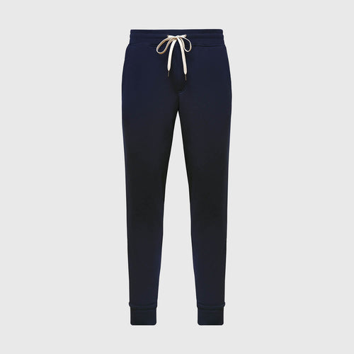 Navy Fleece French Terry Joggers