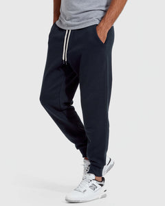 True ClassicNavy Fleece French Terry Joggers