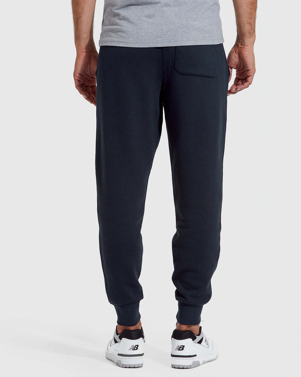 Navy Fleece French Terry Joggers