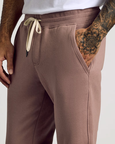 Fleece Joggers - Slate Mauve