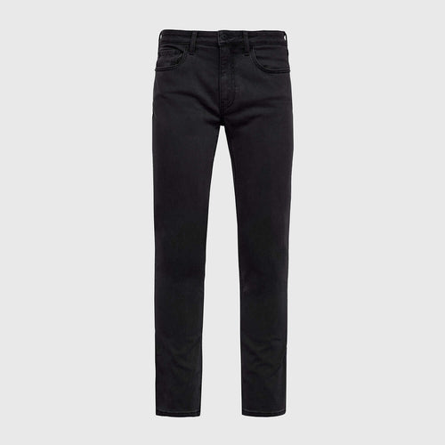 Black Wash Straight Comfort Jeans