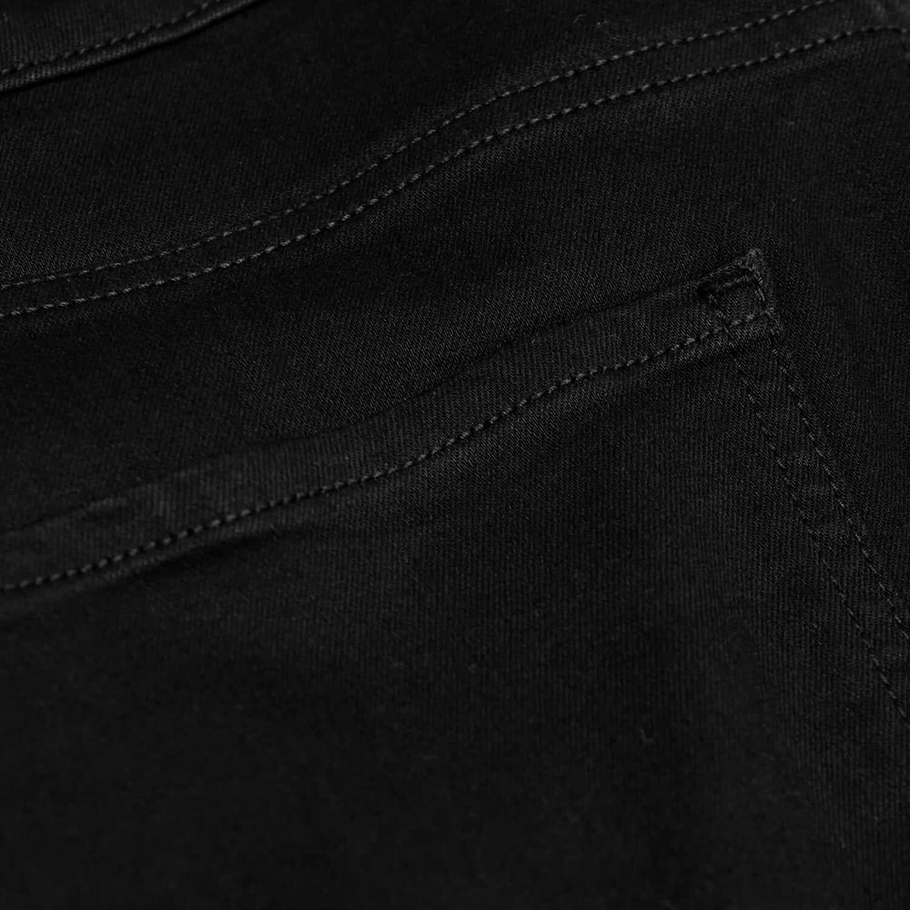 Black Wash Straight Comfort Jeans