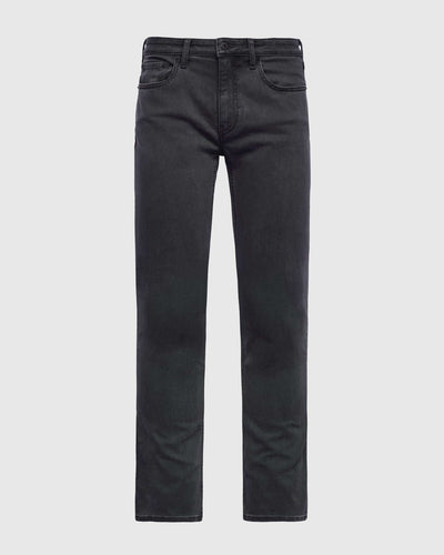Straight High-Stretch Jeans - Gray Wash