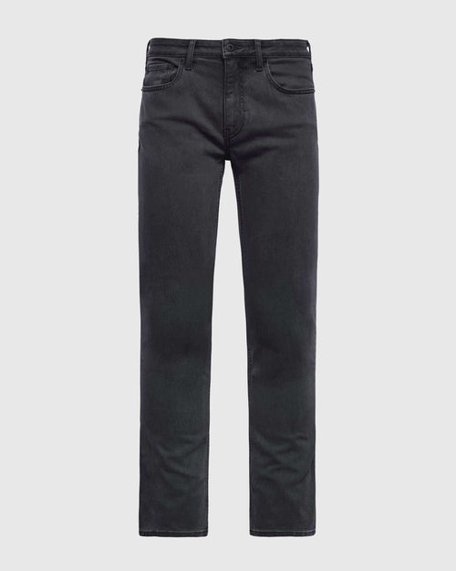 Gray Wash Straight Comfort Jeans