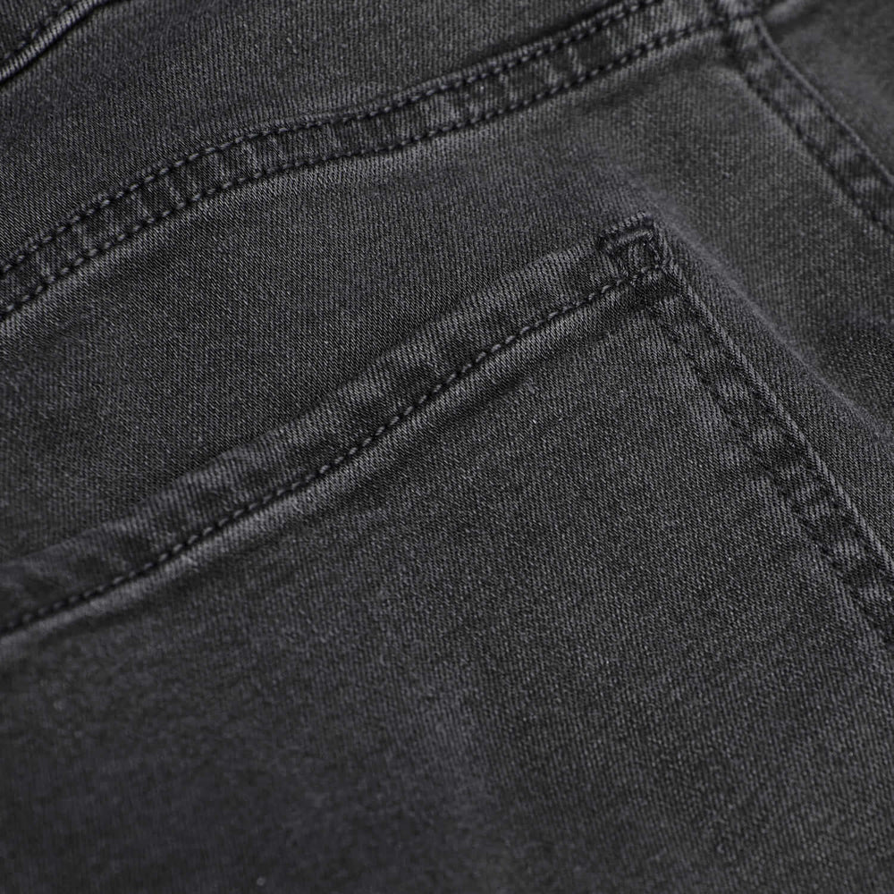 Gray Wash Straight Comfort Jeans