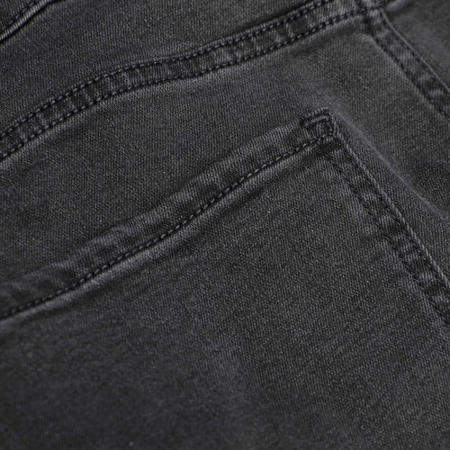 Gray Wash Straight Comfort Jeans