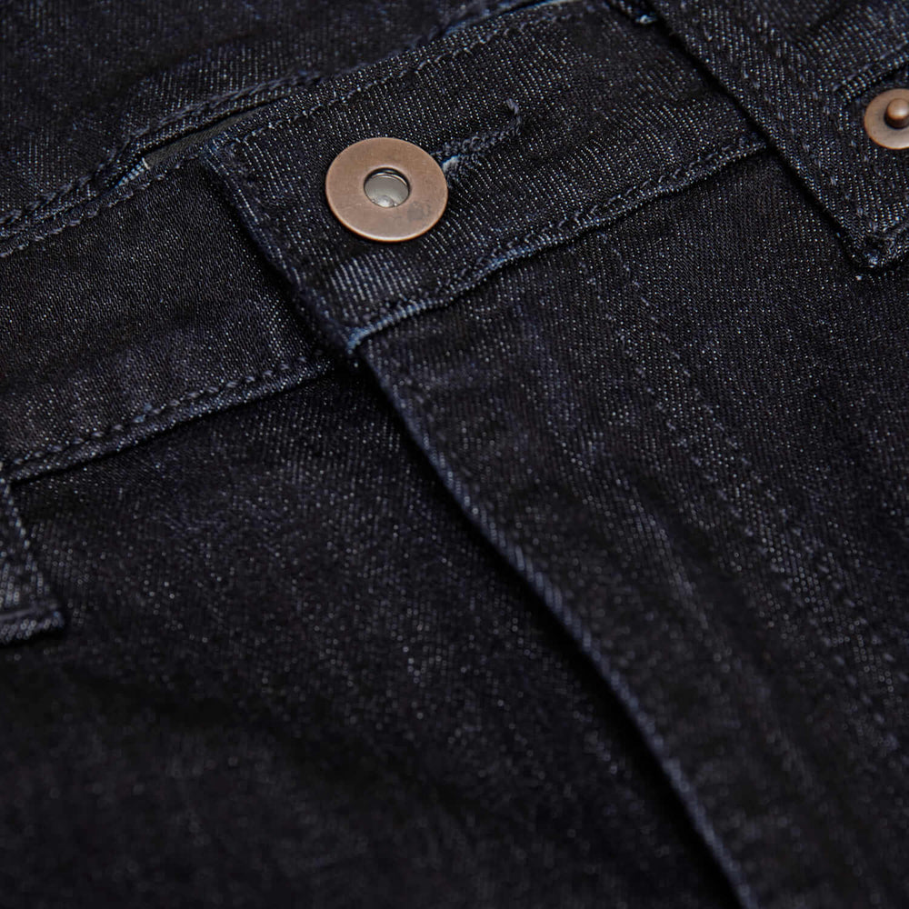 Indigo Wash Straight Comfort Jeans