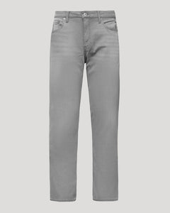 True ClassicA pair of light gray slim-fit jeans shown flat against a solid light gray background.