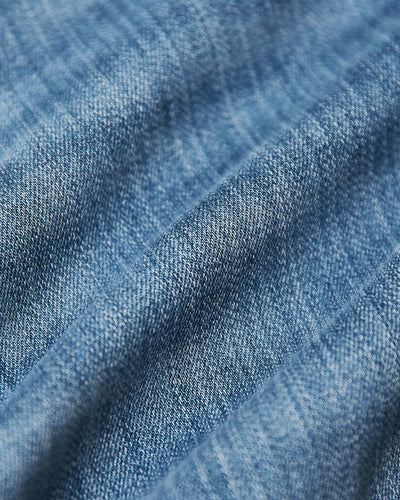 Straight High-Stretch Jeans - Medium Indigo Wash