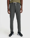 Charcoal Heather Active Comfort Straight Leg Pant with black sneakers shown.