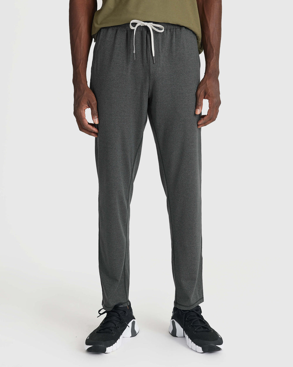 Charcoal Heather Active Comfort Straight Leg Pant