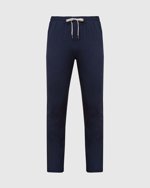 Heather Navy Active Comfort Straight Leg Pant