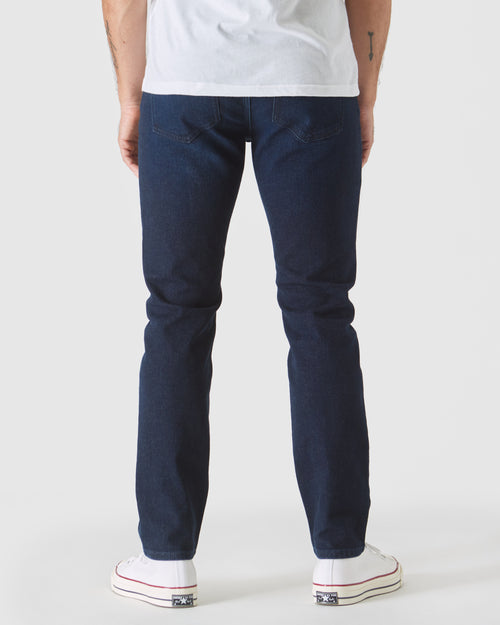 Indigo Rinse Slim Authentic Stretch Jeans