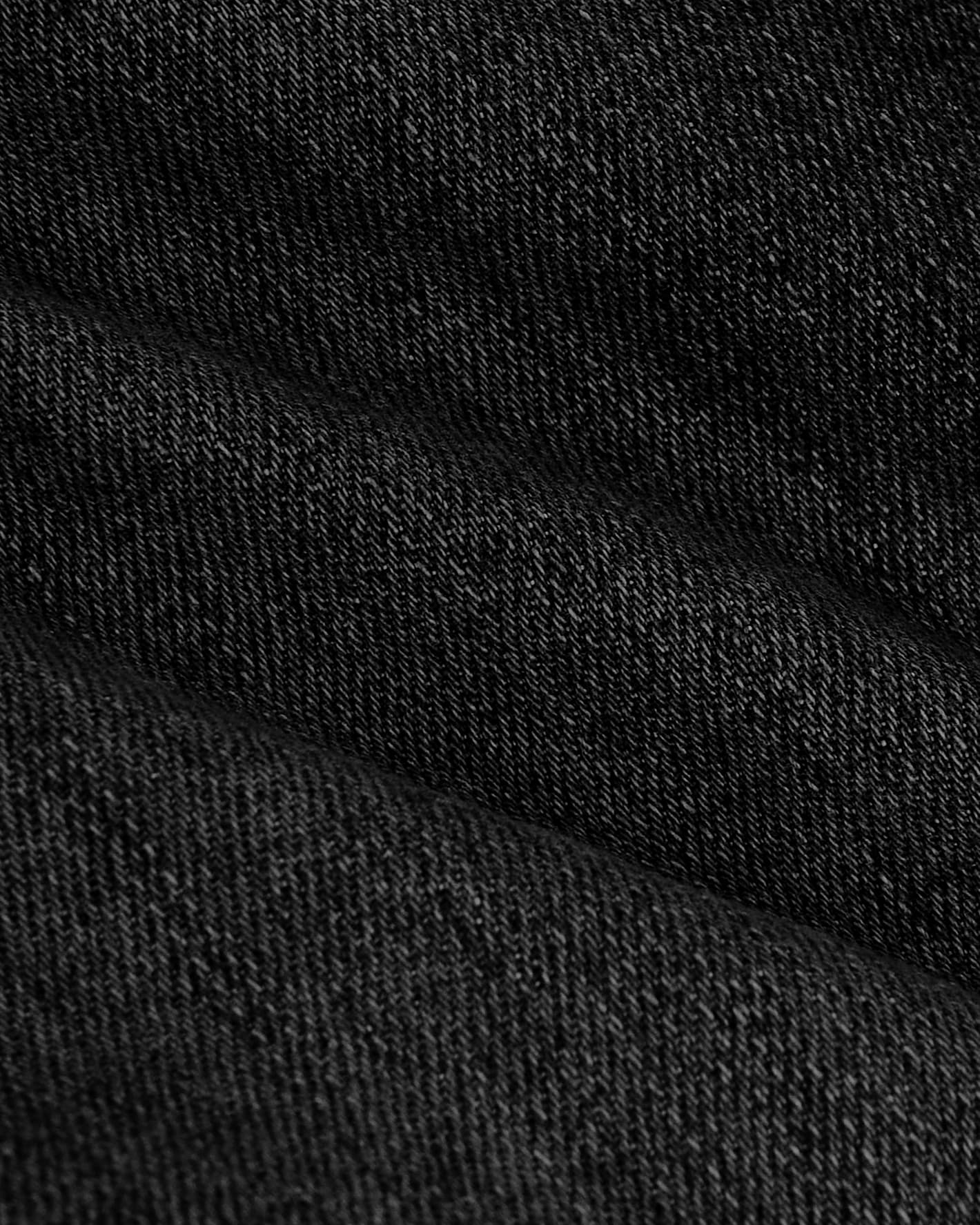 Close-up of Gray Wash Slim Authentic Denim Jeans, showcasing twill weave texture.