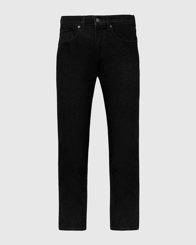 Straight Low-Stretch Jeans  - Black Wash