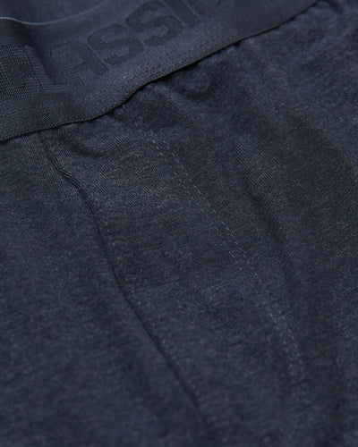 Heather Navy Loungewear Long Sleeve Tee And Jogger Set