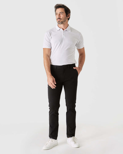 Slim Twill Chino Pants - Black
