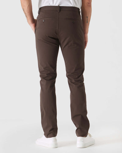 Slim Twill Chino Pants - Dark Oak
