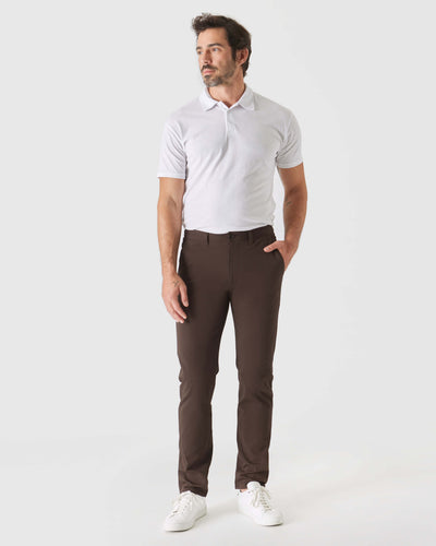 Slim Twill Chino Pants - Dark Oak