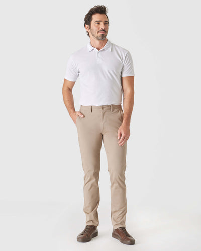 Slim Twill Chino Pants - Khaki