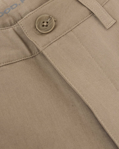 Slim Twill Chino Pants - Khaki
