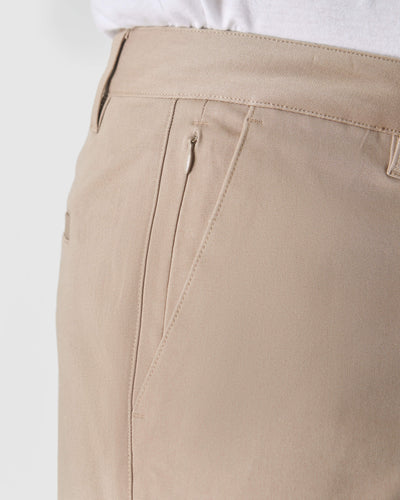 Straight Twill Chino Pants - Khaki