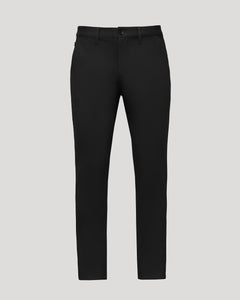 True ClassicBlack Slim Chino Pants 2.0 with tapered legs and button closure.