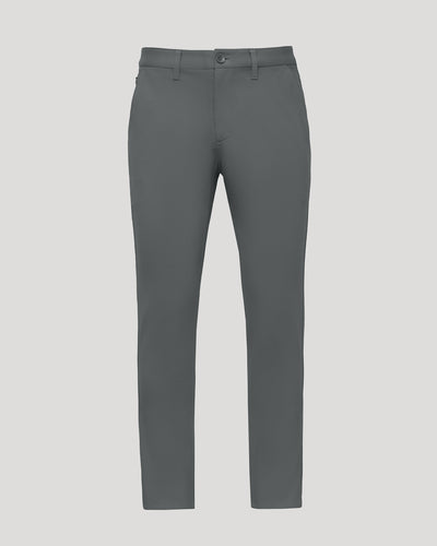 Slim Dressy Chino Pants - Carbon