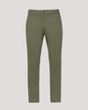 Military Green Slim Chino Pants 2.0 front view with tapered legs.