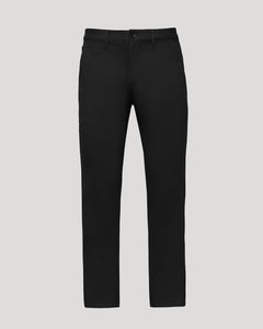 True ClassicBlack Straight Chino Pants 2.0 laid flat, showcasing classic business-casual style.