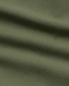 Military Green Straight Chino Pants 2.0 fabric close-up, textured weave.
