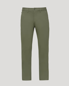 True ClassicMilitary Green Straight Chino Pants 2.0 with tapered legs.