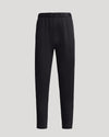 Womens Black Relaxed Joggers with elastic waistband and cuffs.