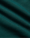 Womens Deep Emerald Slouch Pullover Crew & Relaxed Jogger fabric close-up.